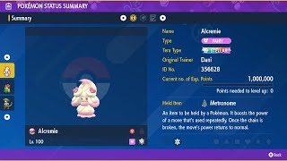 Alcremie (Vs Any Tera Type) - Solo - 5 Star Milcery Raid - Pokemon Scarlet/Violet