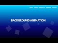 Animated Background HTML CSS | No Javascript