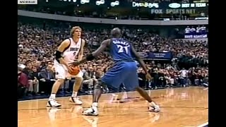 2003 MVP Battle - Kevin Garnett Takes On Dirk Nowitzki In Dallas!