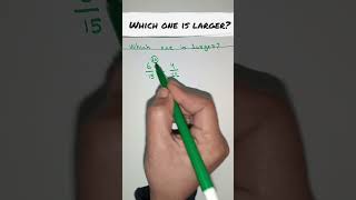 which one is larger ? #alkaramacademy #maths #mathhacks