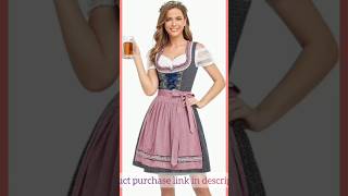 Oktoberfest Costumes Women Dirndl Dresses 3 Pcs German Oktoberfest #affiliateallbd #amazonstyle