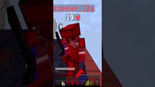 Taking the combo from the beginning minecraft #minecraft #pvp #viral #combo #shorts