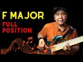 F Major Scale Semua Posisi Pada Bass | Bassist Belajar Bass