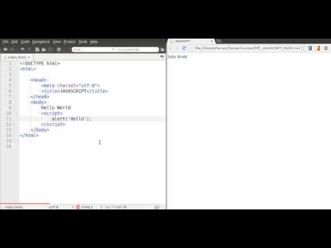 How to Include a JavaScript Code in your HTML File How to Include a JavaScript Code in your HTML File