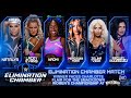 NATALYA VS NAOMI VS LACEY VS MERCEDES VS ZELINA VS RAQUEL||N.1 CONTENDER||ELIMINATION CHAMBER MATCH