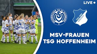 RE-LIVE - MSV Duisburg vs. TSG Hoffenheim | Frauen-Bundesliga | #MSVTSG | ZebraTV | 06.06.2021