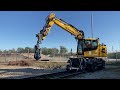 liebherr press tour 2024 a 922 railroad excavator