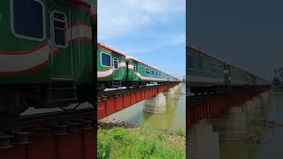 Beautiful Dangerous Rail bridge Crossing Burimari express