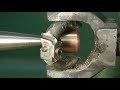 Turning-copper ball for || the first time on the Colchester lathe a good project for the learning