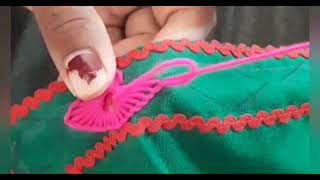 Mirror Work Stitch | Kutchi Mirror Work Stitch | Kutchi Mirror Work | Hand Embroidery Work