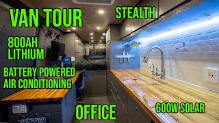 Stealth camper van tour