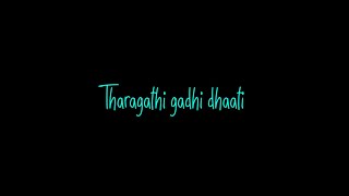 color photo movie song black screen lyrics what's App status ❤️❤️❤️ Tharagathi gadhi dhaati song