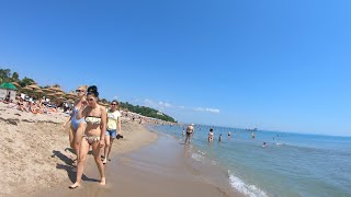 Burgas Beach Walk Bulgaria Summer 2022 - Central Beach Burgas