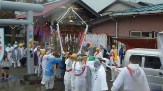 平成24年　神奈川県伊勢原市下谷　八幡神社例大祭　宮出し