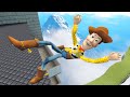 Toy Story Woody, Buzz, Jessie Ragdoll Jumps & Falls (GMOD) Episode 460