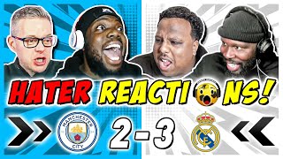 MAN CITY RIVALS \u0026 HATERS SMUG 🤭 REACTION TO MAN CITY 2-3 REAL MADRID | CHAMPIONS LEAGUE