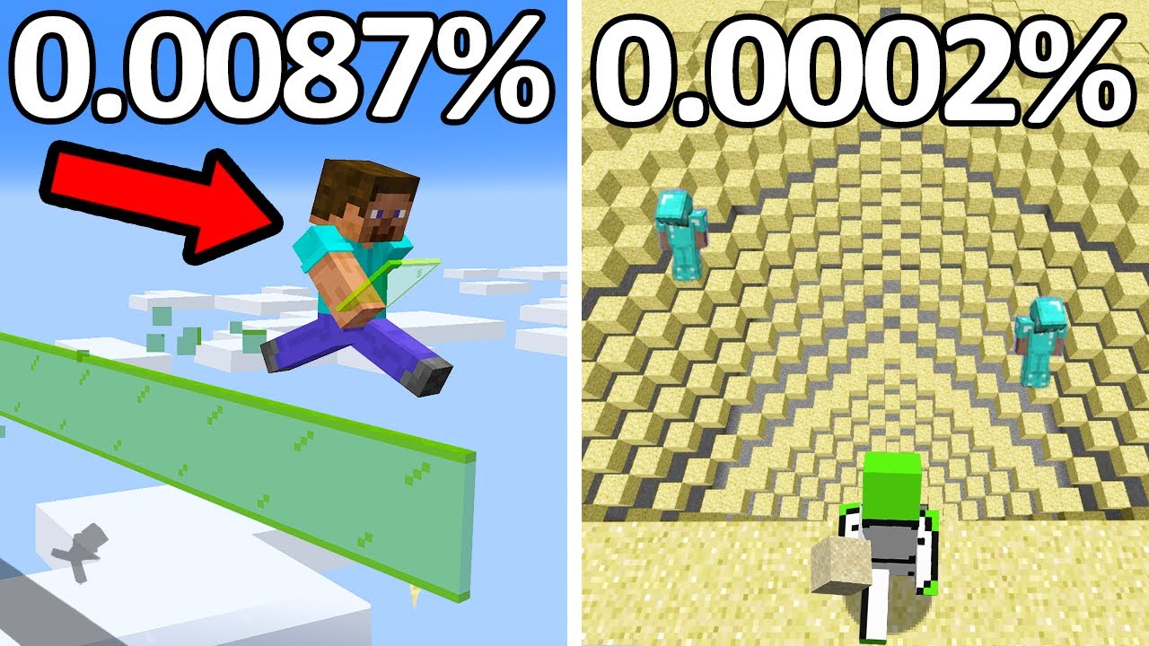 Top 250 Clutches In Minecraft Youtube