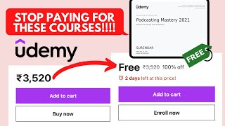 100+ Premium Courses for FREE!!  Udemy Free Courses Certificate | Udemy Coupon Code 2023