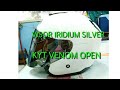 PASANG VISOR IRIDIUM SILVER KYT VENOM OPEN DI KYT KYOTO |2 vlog