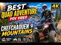 4K POV Quad Biking in Chefchaouen Mountains 🇲🇦 | Jbel Tazaout, Oued El Kanar & Targha Adventure