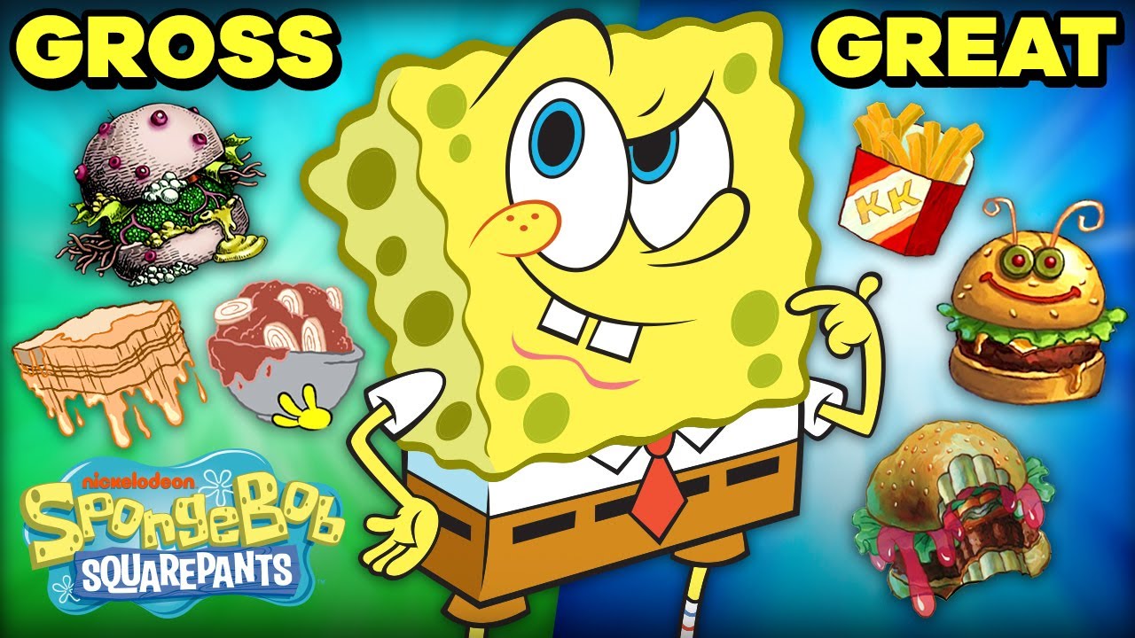 Gross-O-Meter ๐คข v. Every Food in Bikini Bottom ๐ | SpongeBob