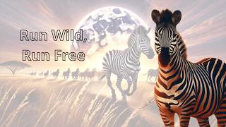 RUN WILD, RUN FREE - A Song for the Majestic Zebra