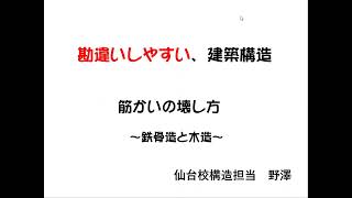 勘違いしやすい、建築構造～筋かいの壊し方～