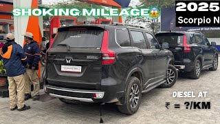 2025 Scorpio N Real Life Mileage Test Diesel Automatic | Unexpected Results  | गलती करदी लेके 🥲