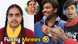 Funny Memes 🤣 | Comedy Funny Video 😂 | Funny Memes video | Up Topper Funny interview | San karan