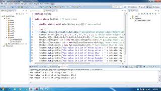 Java BE CSE CS8383 Lab Exp 10 Write a java program to find the maximum value from the given type
