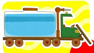 Car Toons: a Water Truck. Vehicles for Kids