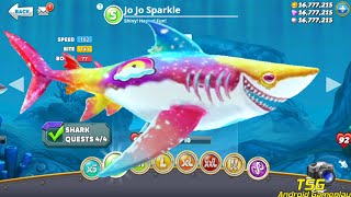 Hungry Shark World - New Shark - Jo Jo Sparkle - ALL 34 Sharks Unlocked 2020