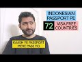 Bari bari countries Indonesia k passport pe free hen | Indonesia visa free countries