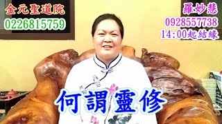 何謂靈修?(字幕)    金元聖道院羅傳燈講述1050614