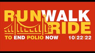 Run Walk or Ride the Golden Gate Bridge to End Polio Now. October 22, 2022