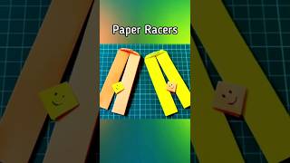 Make Paper Racing Toy In 60 Sec | Paper Toy | Racing Toy | #shorts #craft #papertoys