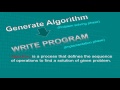 Problem solving by using Algorithms, flowcharts, pseudo-codes and computer programming-i