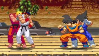 Metal MUGEN #20: Ryu and Ken Vs. Goku and Vegeta