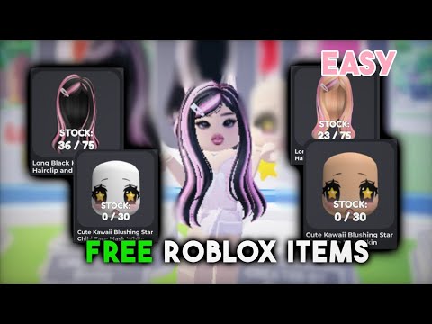 How to get FREE Roblox Hairs and Faces!!! 2024 No robux accessories