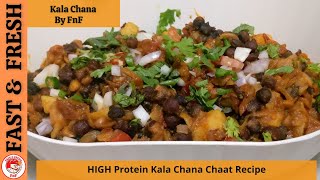 Kala Chana Aloo Chaat | Kala Chana Chaat | Recipe By Fast and Fresh