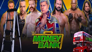 wwe money in the bank 2023 match card predictions