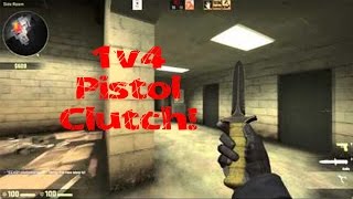 Insane 1v4 Pistol Clutch!