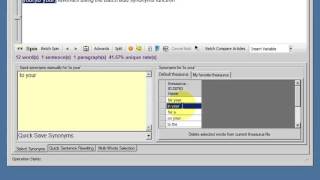 SpinnerChief Tutorial Batch Add Favorites Function
