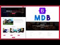 Responsive website with Bootstrap 5 & Material Design | PART 1