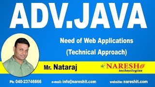Need of Web Applications (Technical Approach) | Servlet | Mr.Nataraj