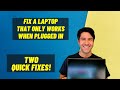 Laptop Only Works When Plugged In (Two Quick Fixes!)