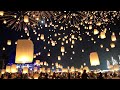 Amazing Chiang Mai Sky Lantern Festival | Thailand Loy Krathong Festival - Thailand Travel 2023