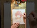 顔がいい女を描けるようになりたい私の100日連続チャレンジ。途切れたら1日目に戻るって本当ですか？63日目「シャニマス」緋田美琴 shhis イラストメイキング アナログ