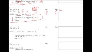 Java While Loop Worksheet #2