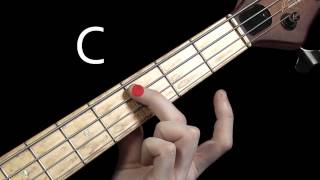 Learn Bass Guitar - Scales & Chord Tones - part 1